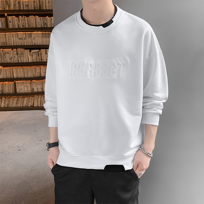 Sweatshirt Men Korean Style Trend Round Neck Fashion freeshipping - Voguevally Global