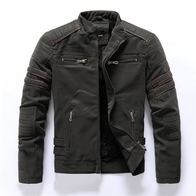Men Leather PU Jacket