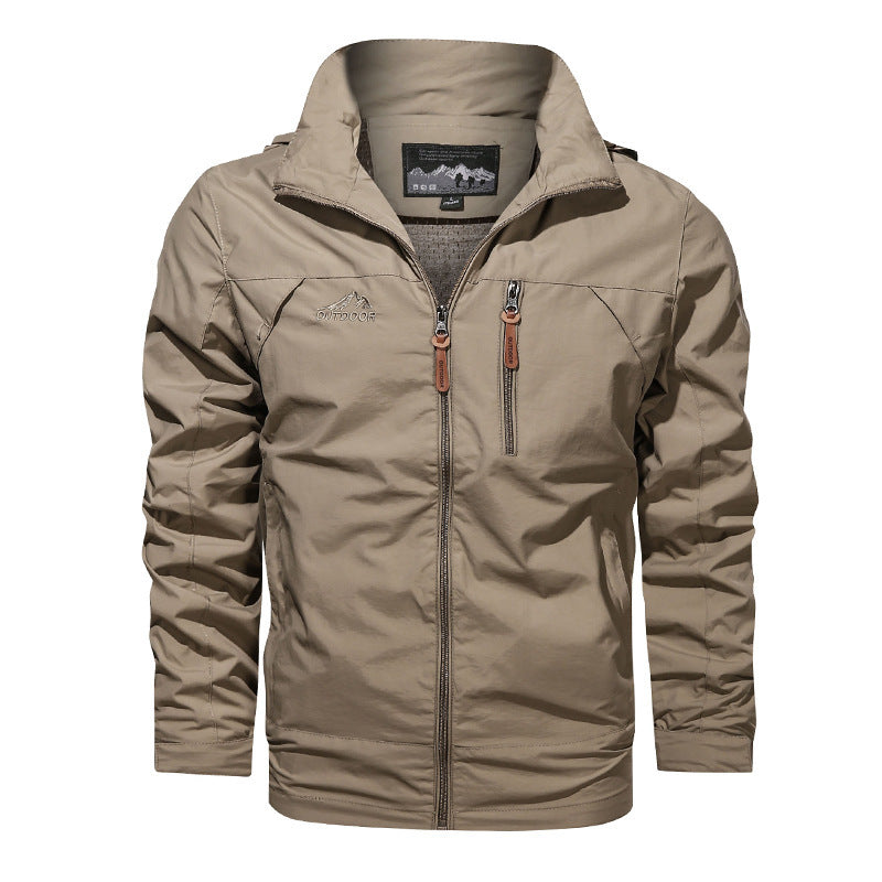 New Style Plus Size Men's Outdoor Hooded Jackets