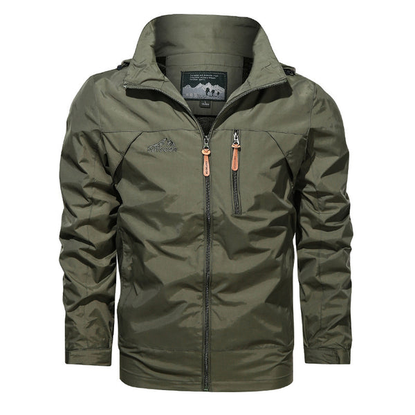 New Style Plus Size Men's Outdoor Hooded Jackets