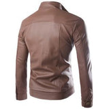 Striven Mens Leather Jacket freeshipping - Voguevally Global