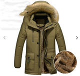 Down Parka Men Winter Jacket Hooded Down Coat freeshipping - Voguevally Global