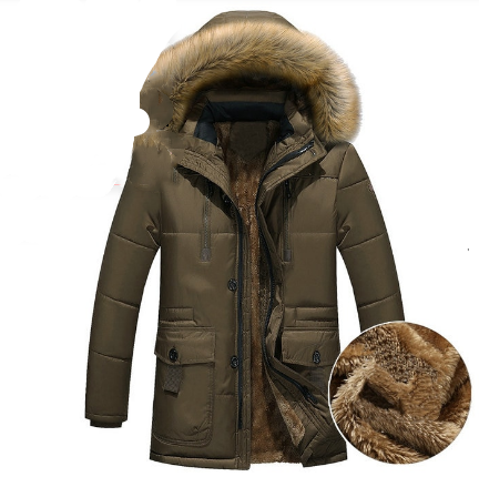 Down Parka Men Winter Jacket Hooded Down Coat freeshipping - Voguevally Global