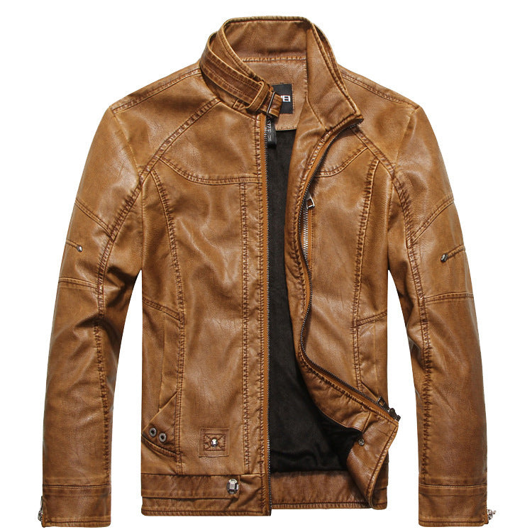 Leather jacket freeshipping - Voguevally Global