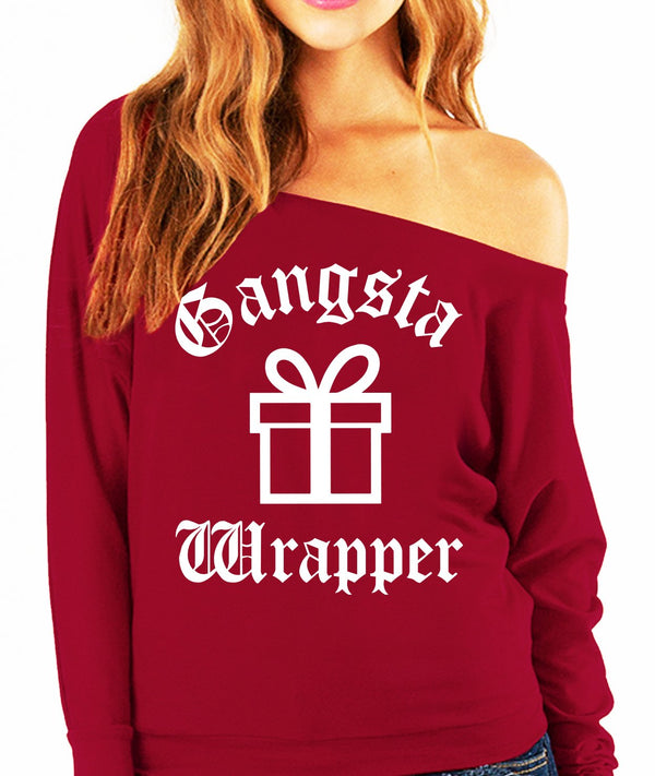 Gangsta Wrapper Christmas Present Slouchy freeshipping - Voguevally