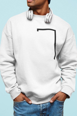 Men's Angled Design Sweatshirt
