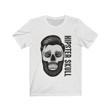 Hipster Skull Popculture Graphic T-Shirt