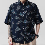 Men's Summer Floral Hawaiian Shirt freeshipping - Voguevally Global
